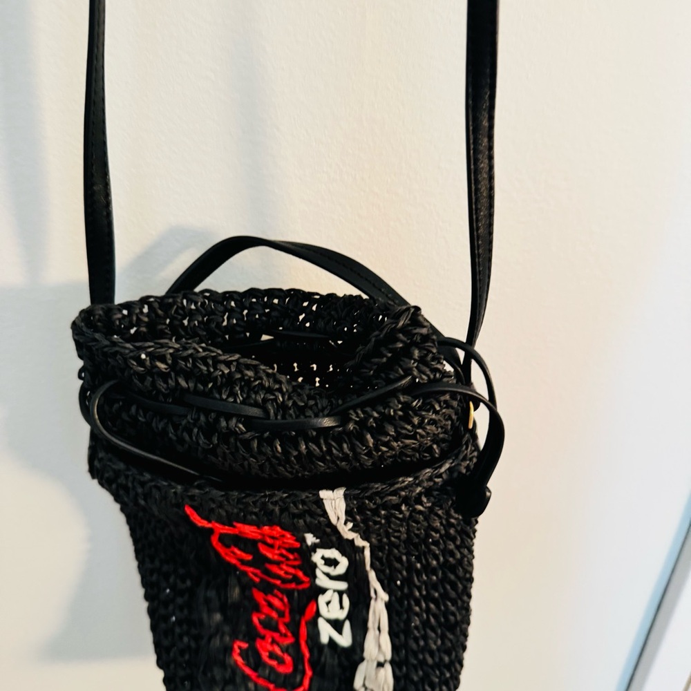 ANYA HINDMARCH COKE ZERO BLACK CROSSBODY NWOT RARE - Picture 5 of 12